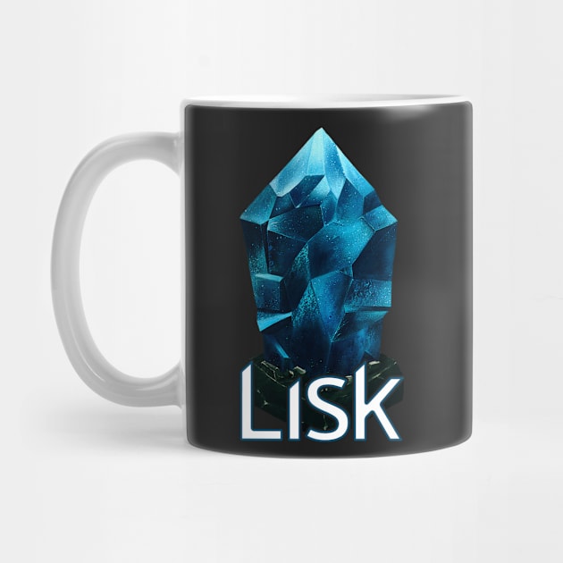 Lisk CryptoCurrency Logo. by CryptoTextile